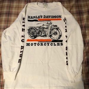 Mens long sleeve Harley shirt